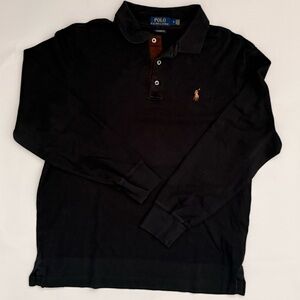 Polo Ralph Lauren Black Long Sleeve Classic Polo